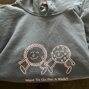 LONELY GHOST HOODIE SIZE LARGE